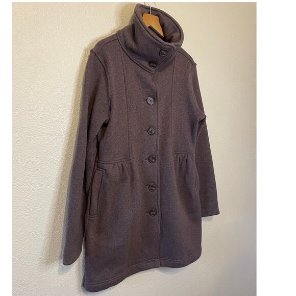 Patagonia Better Sweater Deep Purple Brown Cozy Button Up Peacoat Large - Picture 11 of 15